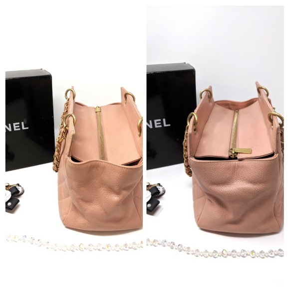 🎉HPx2🎉CHANEL Pink Caviar Petite Timeless Tote - Picture 8 of 15